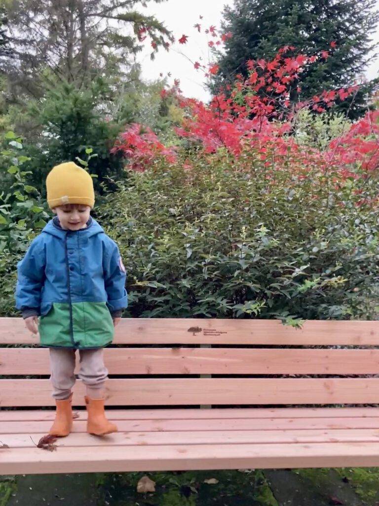 Neue Bänke für den Schulgarten